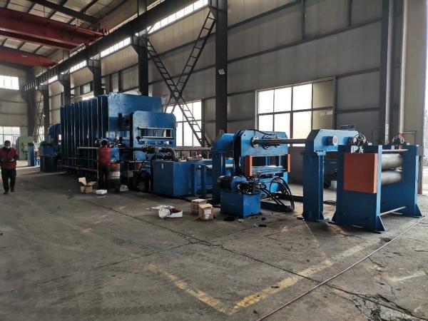 Pressão de moldagem por compressão de borracha para vulcanização de correia transportadora 20000 kg