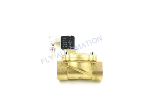 Latón de Operated Solenoid Valve del piloto de AIRTAC 2V250-20 eléctrico