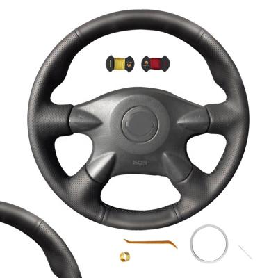 Custom Hand Sewing Steering Wheel Covers for Nissan Almera N16 Easy Installation
