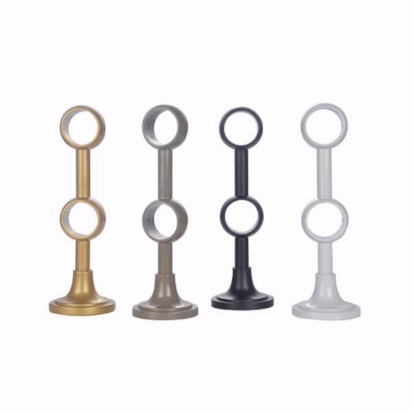 Bedroom Decorative Heavy Duty Double Curtain Rod Brackets
