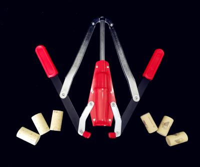 Metal And Plastic Double Lever Wine Corker Hand Corking Machine For Wine Making