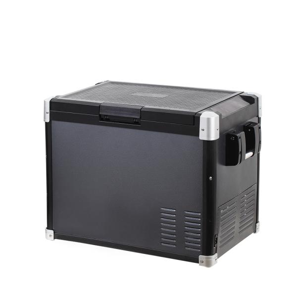 Refrigerador de carro SUV de grande capacidade de 60L com estilo esportivo e congelador de compressor
