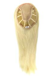 Perruque pour les cheveux humains Blonde Clip sur les cheveux Pièces pour les cheveux fins