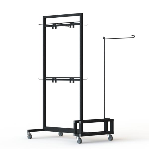 Advertising Sign Flag Metal Display Stand 12 Yard Floor Standing