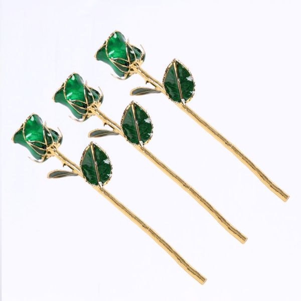Factory Direct Sales of Hot New Products, 24K Gold-plated Roses, Creative Qixi Festival and Mother's Day Gifts, Wholesale