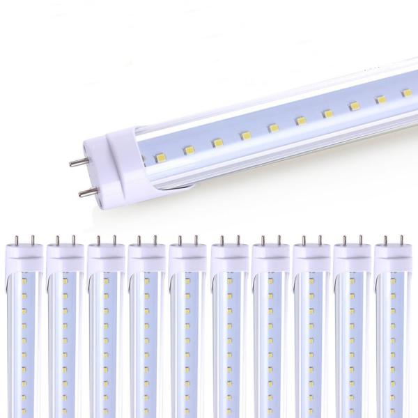 Pure White T8 LED Light Fixtures 18W / AC85-265V 20W T8 Led Fluorescent Tube