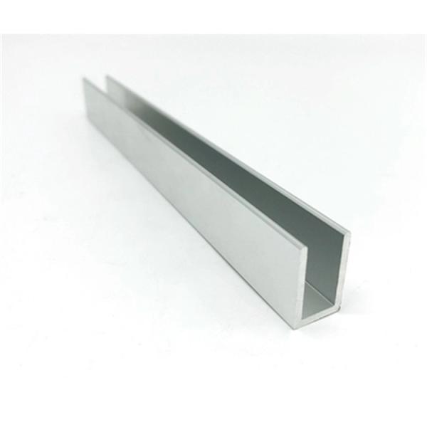 10mm Thick U Channel Aluminium Extrusion For Industry Architecture