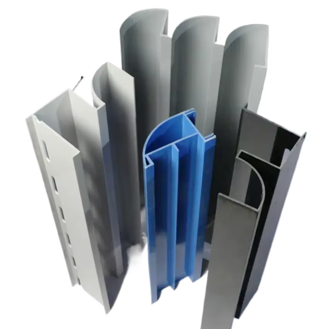 PVC Plastic Profiles For Building Use For Casement Windows and Doors Moulding PC Plastic Extrusion Profile