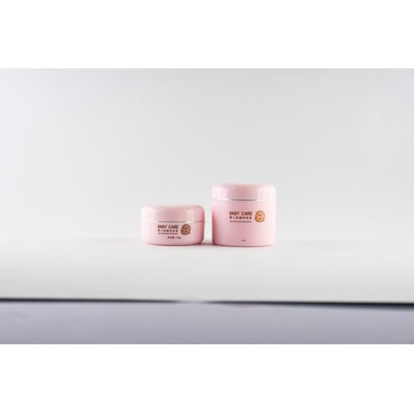 60ml 120ml 180ml Pink Plastic Cosmetic Jars For Cream And Lotion Water