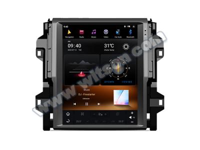 9.7  tela Tesla Vertical Android Screen Para Para Toyota Fortuner 2017-2022 Car Multimedia Estéreo