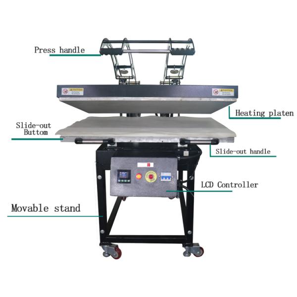 Automatic Cloth Heat Transfer Machines 0-299C Temperature Range