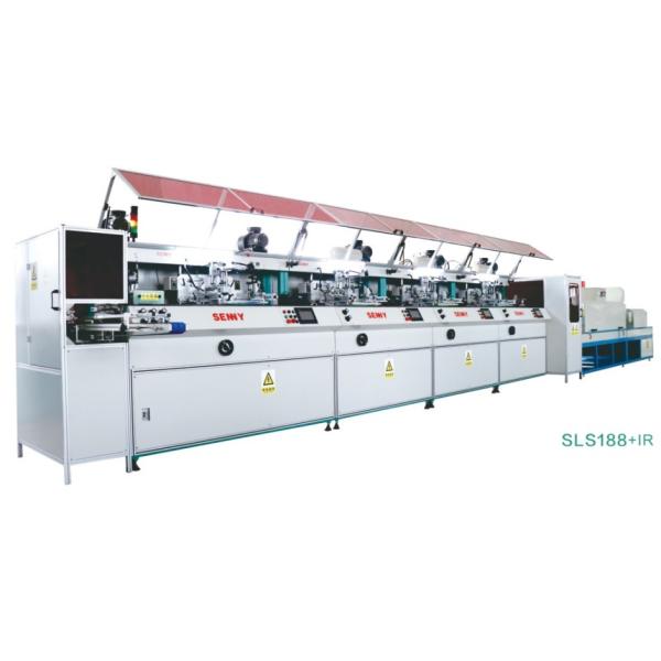 1-12 Colors 6000pcs/Hr Fully Automatic Screen Printing Machine For Round Oval And Flat Containers