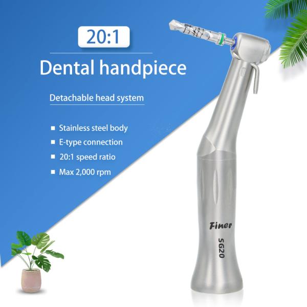 Non unité dentaire optique à grande vitesse de Handpiece de fibre avec le couple 80N