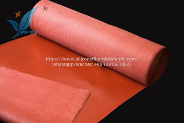 1.0m Silicone Fiberglass Fabric Plain Woven High Temp Resistant
