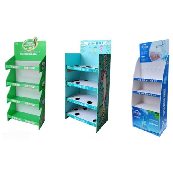Eco-friendly Custom Logo Plastic Shoe Rack Organizer for Metal Paper Display Stand
