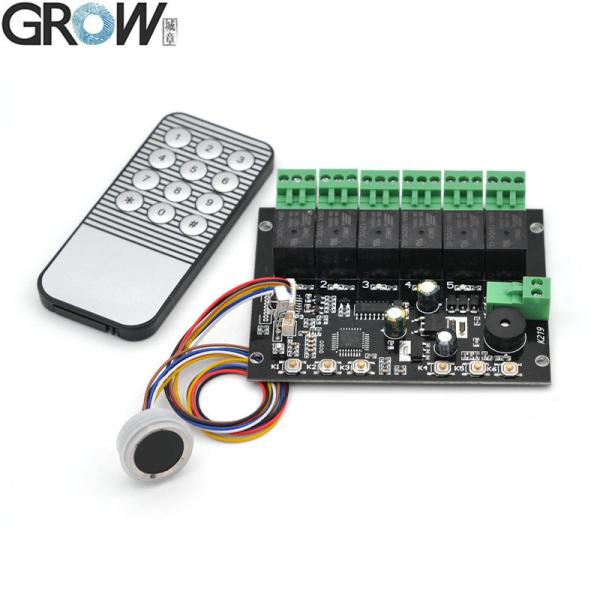 Crecer K219-A+R502-F Panel de control IR de huellas dactilares con relevos múltiples programable