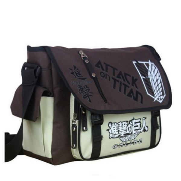 hot selling student buckle anime messenger bags with many pockets,