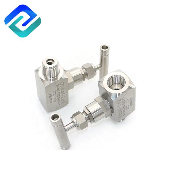 DN25 6000PSI CF8 / CF8M  Bellow Sealed Needle Valve