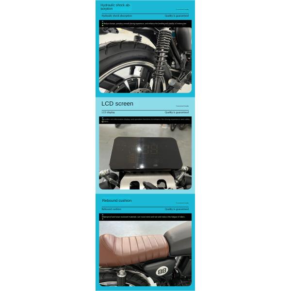 Long Range Electric Bikes Scooters Motorcycles Mopeds with Packing Size 1940/550/1050mm