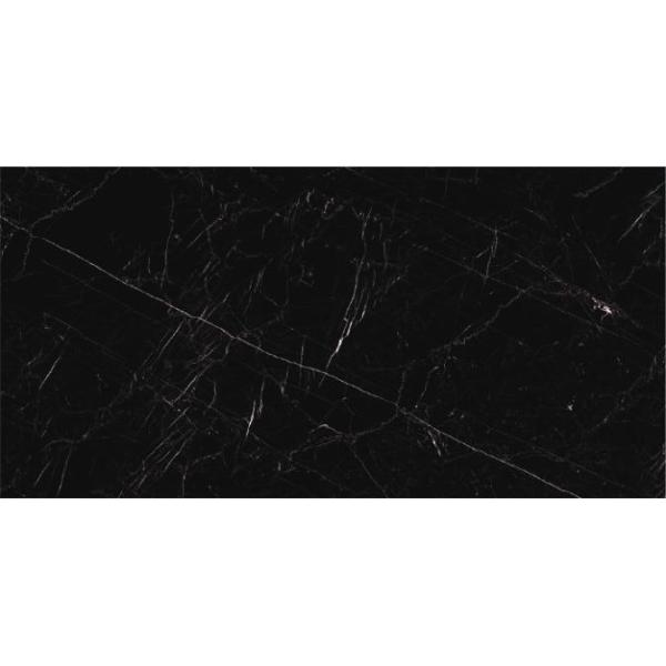 Best Sale  Marble Look Porcelain Tile Black Bathroom And KitchenPorcelain Polished Large Slab Tiles 3200*1600mm