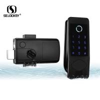 Serrure de porte automatique virtuelle à télécommande imperméable électrique intelligente du code B3-15 mordu
