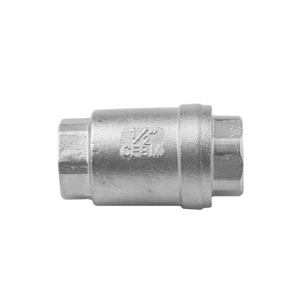 Válvula de verificação de mola vertical de aço inoxidável H12W