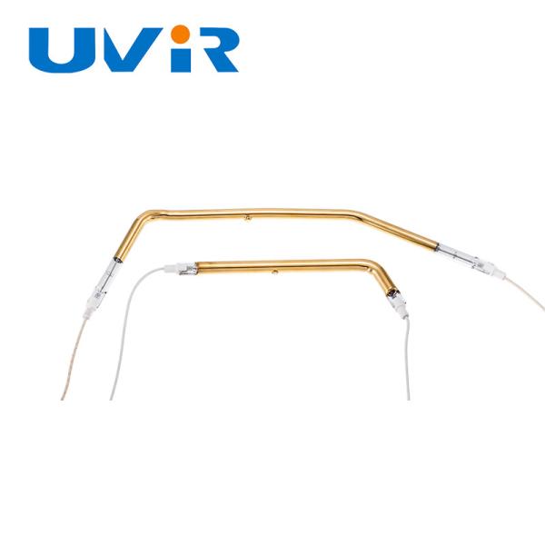Gold Coated Quartz Infrared Heating Element Tube 150-6000W