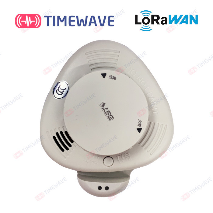 Потолок датчика контроля окружающей среды TIMEWAVE установил дымовую пожарную сигнализацию LoRa IOT