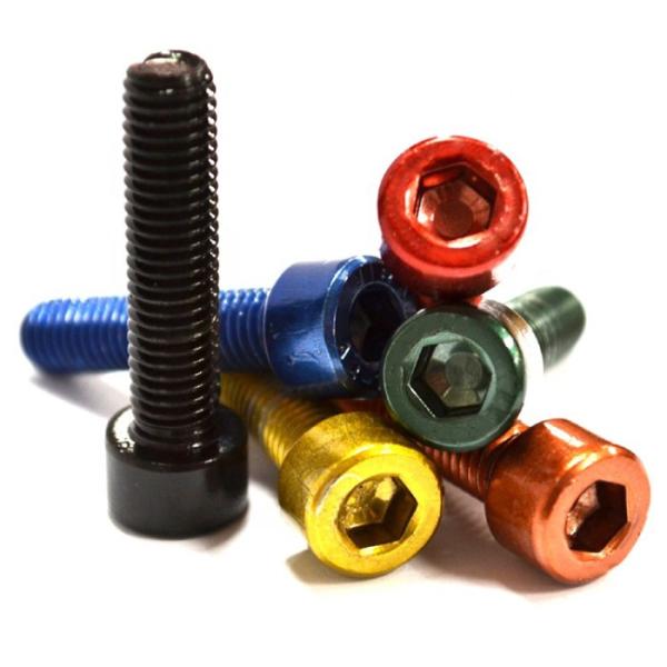 DIN 912 Colorful M5 Inner Hexagon Socket Screw Aluminum Alloy 6061