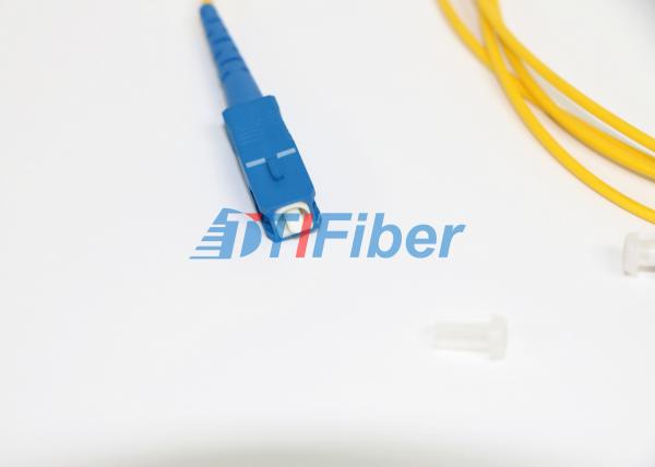 Simplex Fiber Optic Patch Cord with SC UPC , 3.0mm PVC Outer Jacket