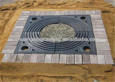 Decoration Cast Iron Grating And Frame Wear Resistant For Outdoor Tree