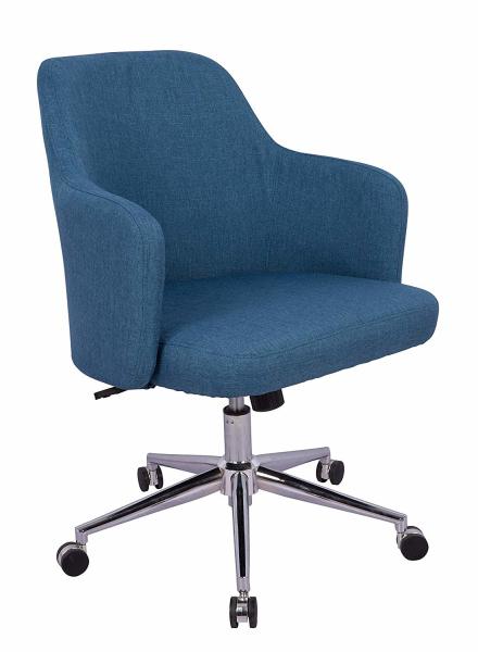 Classic Adjustable Office Desk Chair Twill Fabric Navy Eco - Friendly OEM Available