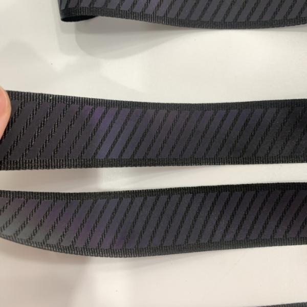 Воротник радужной ночи поводка собаки ткани 12mm ленты Webbing радуги отражательной отражательный
