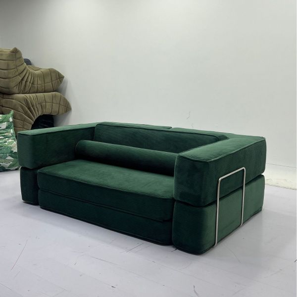 OEM L-Shape Frameless Sofa Comfortable Couch Sponge Indoor Modular Sofa Living Room Could Couch Compressed Sofa