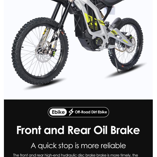 Take Your OffRoad Adventures to the Next Level with Our 72V Mid Mounted Motor Minibike