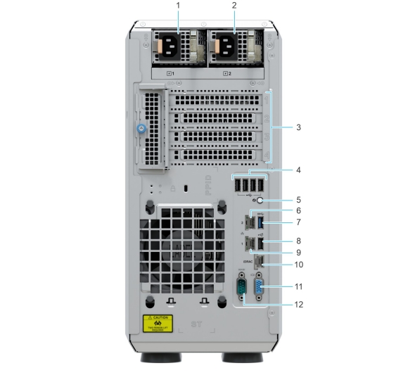 Intel Xeon 4U Rackmount EMC Dell Poweredge Servidor T350 600W