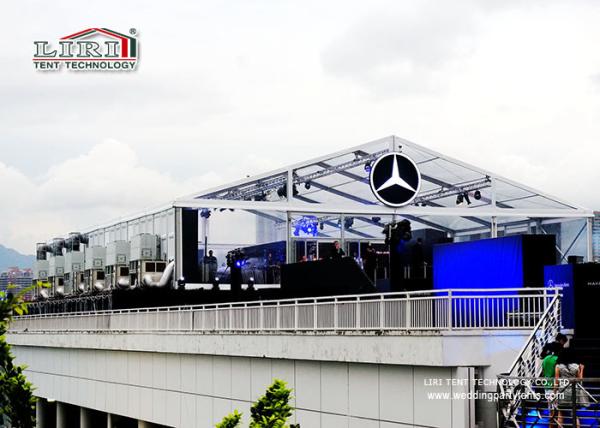 Transparent  Roof Cover  20X40M Outdoor Event Tents With Inside Decoration