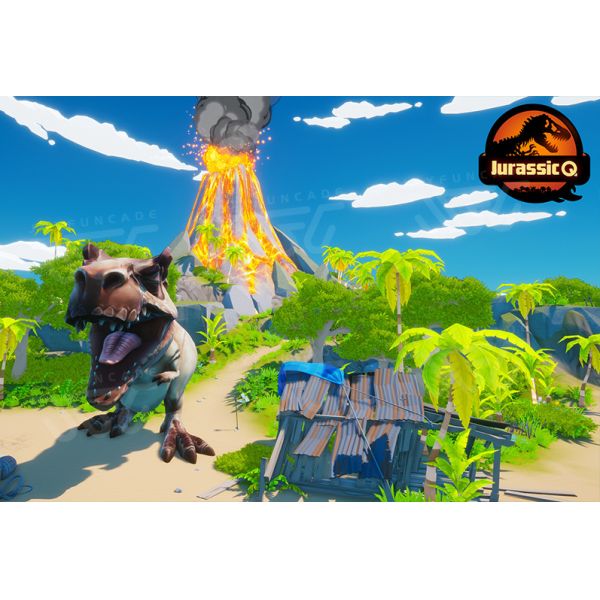 Brand New VR Shooting Simulator Arcade Machine with PICO NEO3 VR Headset and 43-inch HD Display in Compact Design