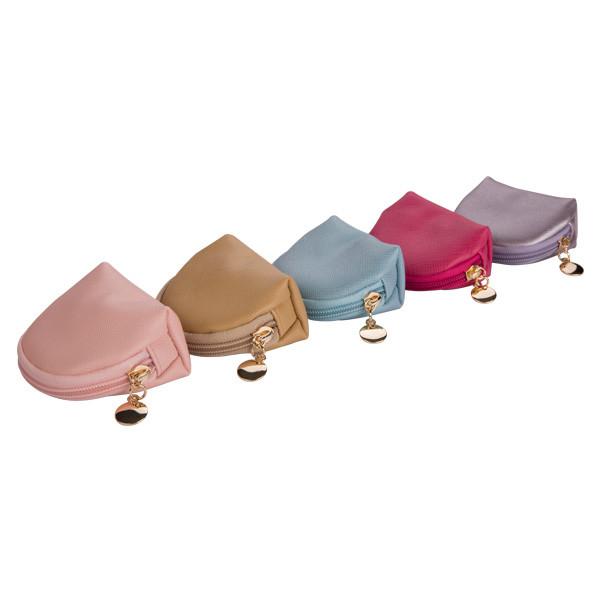 Colorful Gift Leather Jewelry Bag Leather Material Dust Resistant Durable