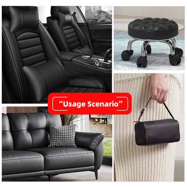 160cm Wide Synthetic Leather for Car Mats Auto Seats Scratchproof Waterproof Embossed PVC Faux Leather for Sofa Chair Furniture