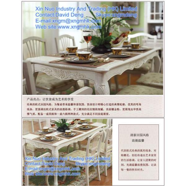 Wooden dining tables and chairs, long wooden dining table, wood furniture Restaurant