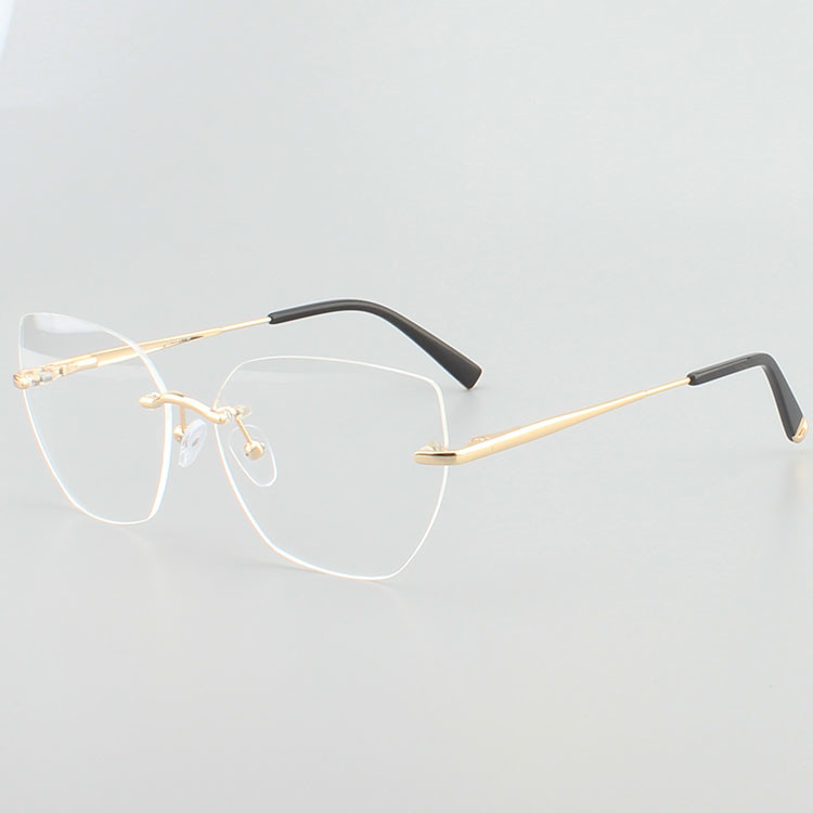 Женщин титана дела рамки Eyeglasses случайных анти- голубых светлых