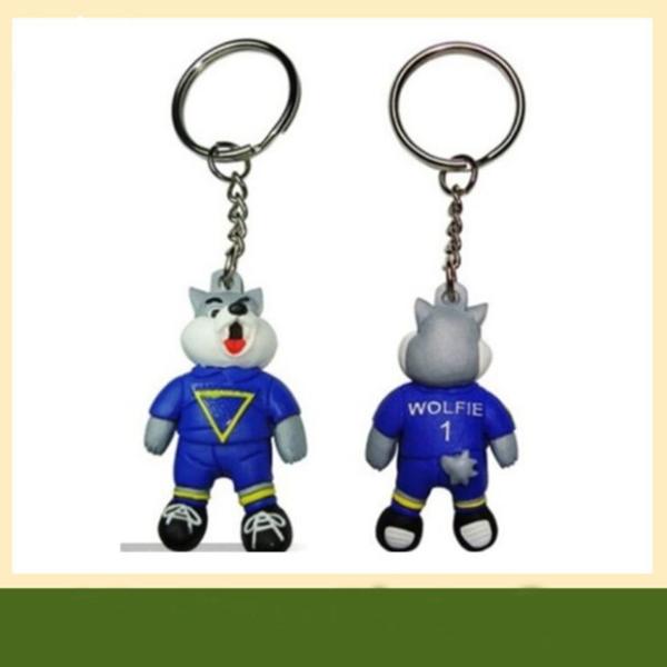 OEM colorful custom rubber 3D soft pvc Keychain with factory price