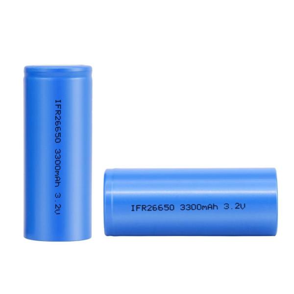 3.2V 3400mAh 26650 LiFePO4 Battery Cell with 2000 Cycle Life for Industrial Applications