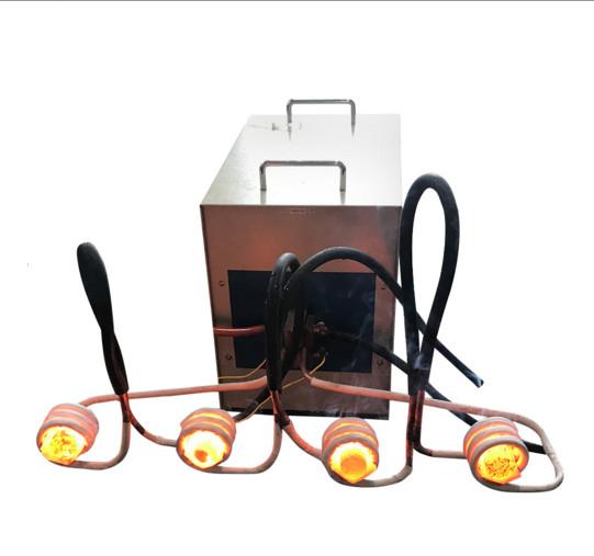 Equipamento de aquecimento de alta frequência da indução 25KW 30-80khz para o tratamento térmico do metal