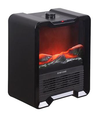 Mini Black Portable Electric Fireplace , TNP-2008I-E2 Small Indoor Electric Fireplace