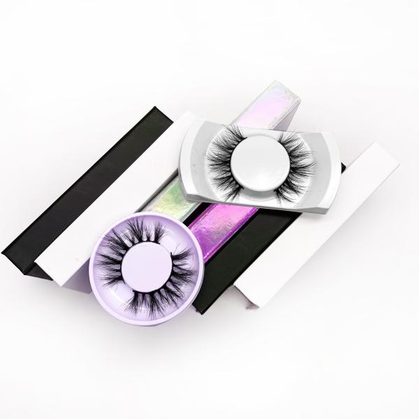3d Siberian Real Mink Strip 5 Pairs Eyelashes / 100% Handmade Black Lashes