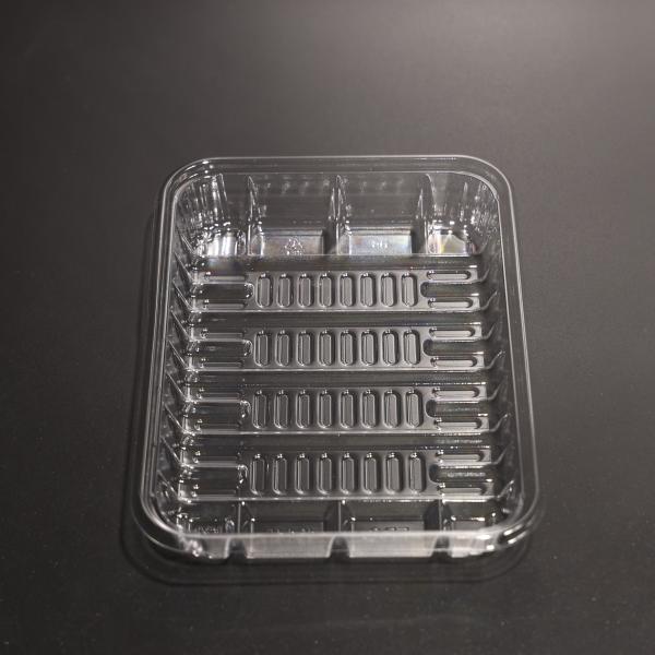 Plastic PET Food Tray Bpa Free Eco Friendly Vegetable Packing Tray For Food