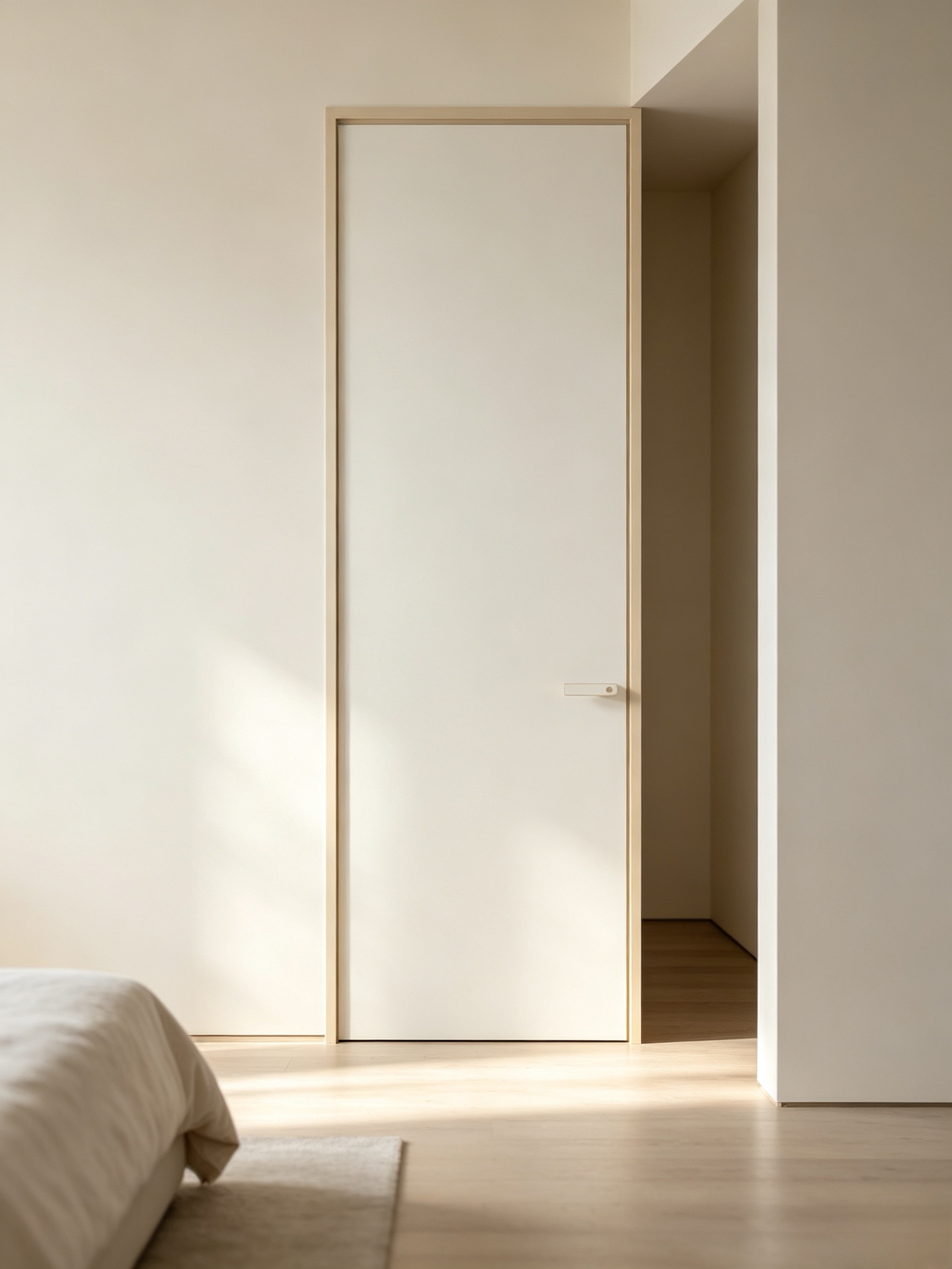 Custom Size T6-T5 Aviation-grade Aluminum Wood Composite Soundproof Interior Door with 304 Stainless Steel Hardware