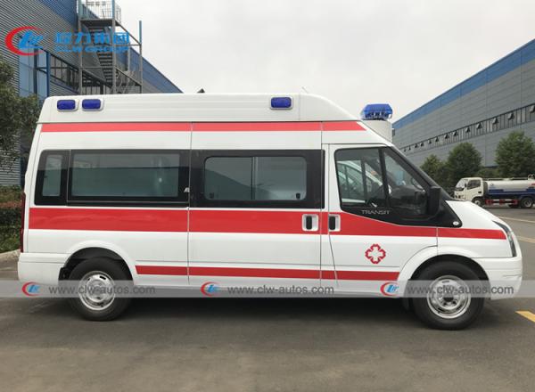 Veículo da ambulância do salvamento da pressão de FORD Mid Roof Monitoring Negative primeiro